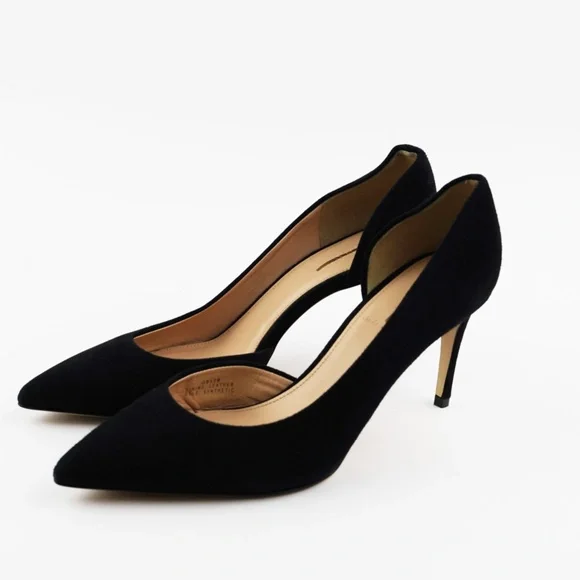 New J.CREW Lucie Pumps in Suede Black - Picture 5 of 7
